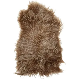 Sitzauflage aus Isländischem Schafspelz Braun 70x110 cm - Braun