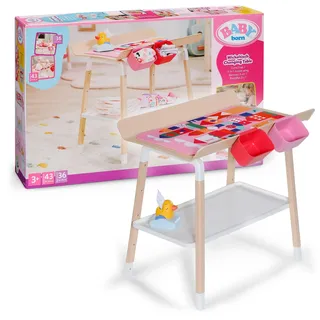 Zapf Creation Baby Born Wickeltisch im Scandi-Design | Scandi-Design, Wickelauflage, Ablage und Aufbewahrungsboxen