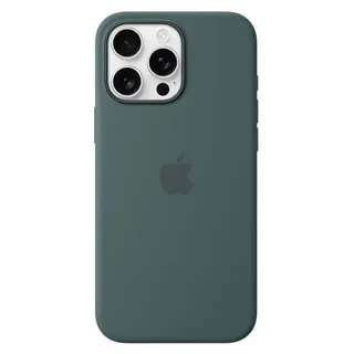 Apple iPhone 16 Pro Max Silikon Case mit MagSafe grün