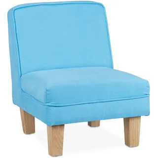 Relaxdays Kindersessel Relaxdays 60 x 45 x 52 cm Holz blau