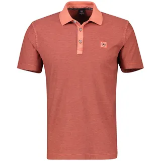 LERROS Poloshirt »LERROS Gestreiftes Poloshirt für Herren« Lerros DEEP CORAL RED XL