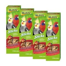 MultiFit Großsittich Sticks 4x2er Beeren