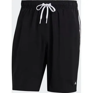 Adidas 3-Streifen CLX Badeshorts Black / White 2XL