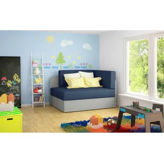 Mid.you Jugend- UND Kindersofa , Blau, Grau , Textil , 104x60x75 cm , Wohnzimmer, Sofas & Couches, Schlafsofas, Sonstige Schlafsofas