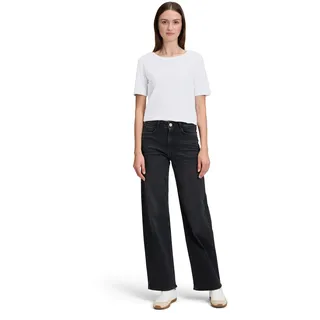 Betty & Co Basic Shirt mit Rundhalsausschnitt Weiß L