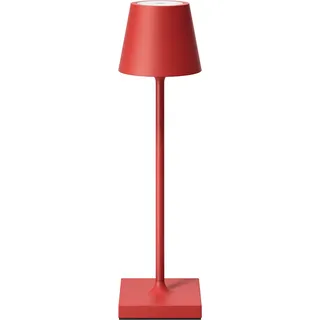 SIGOR Akku-Tischleuchte LED Nuindie pocket 21cm feuerrot 1,4W Flex-Mood 2200K/2700K IP54 Ra85 USB-C dimmbar