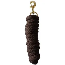 Rhinegold 0 Luxe Lead Rope-Brown Führleine, braun, Einheitsgröße