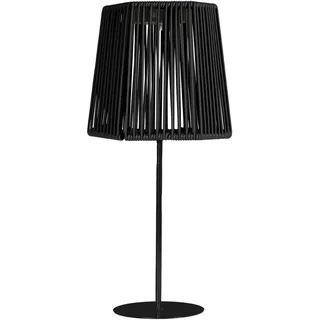 Home Deco Factory Modern Design Outdoor Solar Lampe Solarzelle H40 cm schwarz