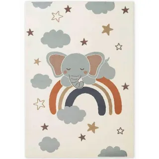 Ted Baker Kinderteppich , Creme, Multicolor , Kunststoff , Regenbogen , rechteckig , 120x170 cm , Oeko-Tex® Standard 100 , für Fußbodenheizung geeignet, in verschiedenen Größen erhältlich, stuhlrollengeeignet, pflegeleicht, strapazierfähig , Teppiche und Böden, Teppiche, Kinderteppiche