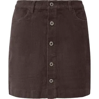 QS Minirock Damen Cord Braun 34