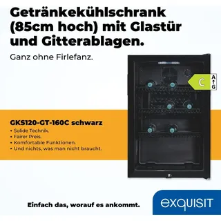 GGV Exquisit Exquisit GKS120-GT-160C schwarz (810930503)