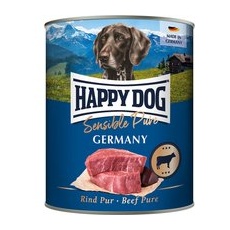 24x800g Vită pură Germany Sensible Pure Happy Dog Hrană umedă câini