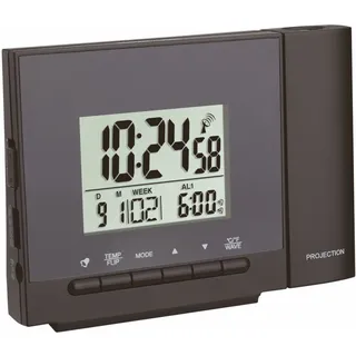 Funk-Projektionswecker mit Temperatur 60.5013.01 TFA Dostmann - Schwarz