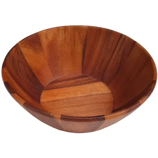 Homeware Profession. Salatschüssel , Akaziefarben , Holz , Akazie , Schichtholz , Holz , rund , 12 cm , Lfgb , lebensmittelecht , Geschirr, Geschirrsets, Geschirrserien