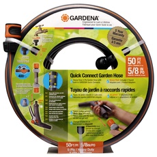 Gardena 39000 Gartenschlauch, 1,5 m, 1,6 cm, Grau/Orange Grau/Orange