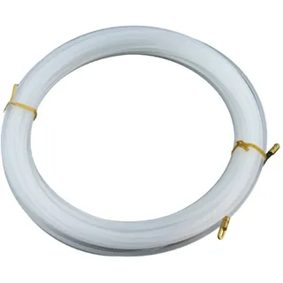 Marlanvil SpA 20m Einziehband mit Suchfeder Weiß Plastikfiziert Flexibel Elektrik Draht Kabel Anzieher M-L 1.320