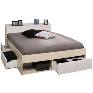 Most 160 x 200 cm akaziefarben-weiß