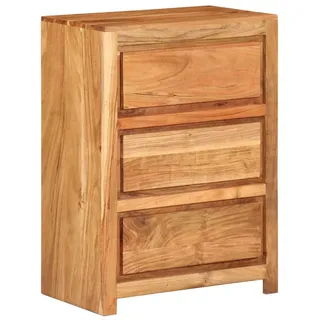 vidaXL Schubladenschrank 55x33x75 cm Massivholz Akazie