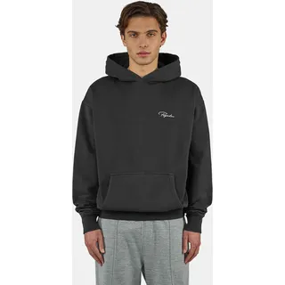 Kapuzensweatshirt PEGADOR "Pike Oversized Hoodie", Damen, Gr. M, vintage schwarz, Sweatware, Obermaterial: 80% Baumwolle, 20% Polyester, bedruckt, oversize normal, Rundhals, Rippbündchen, Sweatshirts Kapuzensweatshirt, Baumwollmischung, oversize