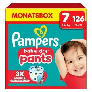 Pampers Baby-Dry Pants Gr. 7 (15+ kg) 126 St.