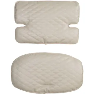 roba Sitzverkleinerer Sit Up Luxe - 2-teilige Hochstuhleinlage Greyish gesteppt - Sitzkissen für alle roba Sit Up Treppenhochstühle - Hellgrau