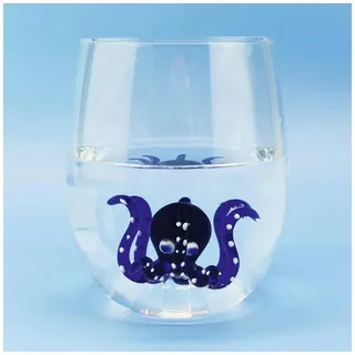 Winkee Oktopus Glas Trinkglas 0,6 l