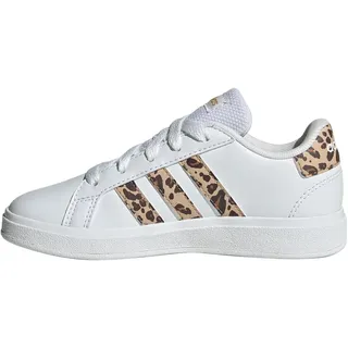adidas Grand Court 2.0 Kinder Cloud White/Magic Beige/Matte Gold 38