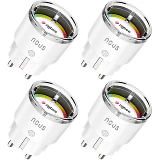 nous____ Smart-Home-Steckdose 10A Weiß 4 St.