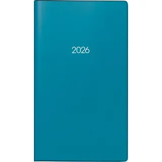 Brunnen Taschenkalender 753 A6, Kunststoff, petrol