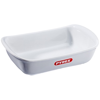 Pyrex Supreme Auflaufform, Keramik, Weiß