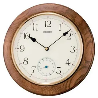 Seiko Wanduhr 30 cm QXA432B braun