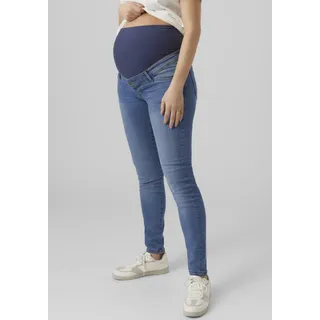 MAMA LICIOUS Mamalicious Mila Maternity Slim Fit Jeans Medium Blue Denim,