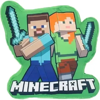 Minecraft 3D Plüschkissen geformte Figur aus Polyester für Kinder