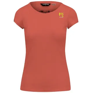 Karpos Loma Kurzarm-t-shirt - Hot Coral / Vintage Indigo / Cloud - XS