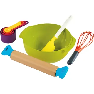 Casdon Joseph Joseph Bake | Spielzeug-Küchen-Backset für Kinder ab 3 Jahre | Mit beweglichem Nudelholz für fantasievolles Spielen!