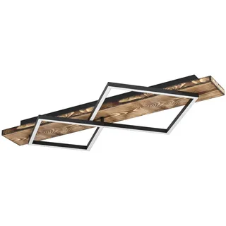 EGLO Boyal 1 rechteckig Holz schwarz 78 cm x 40,5 cm