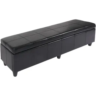 MCW Polsterbank Arezzo Schwarz 180 x 45 x 45 cm