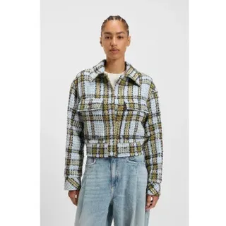 BOSS für Damen. 50535225 Jatwedi Jacke blau (M), Lässig, Baumwolle