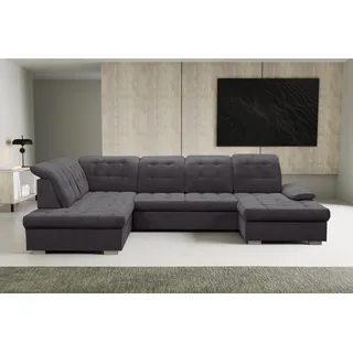 werk2 »Kordula-New U-Form«, Sofa in U-Form mit Schlaffunktion & Bettkasten, Schlafcouch