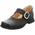 Damen PENSA chromfrei gegerbte nachhaltige Halbschuhe SCHWARZ 0000