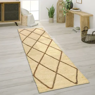 Paco Home Skive 685 Teppichläufer 80 x 250 cm Beige