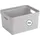 Aufbewahrungsbox 44,5 x 34,5 x 24,3 cm 25-tlg. grau/silber