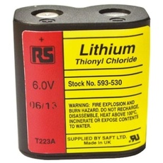 Rs Pro Lithiumbatterie 6V Größe 223A/H (1500 mAh), Batterien + Akkus