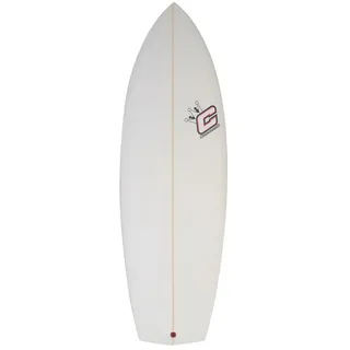 Clayton Glider 5 ́4 ́ ́ Surfbrett - White - 162.6 cm