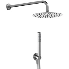 Ideal Standard - Idealrain Duschset, rund, 5-teilig, Duschset für Badezimmer, verchromt