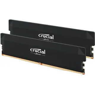 Crucial Pro DDR5 RAM 32GB Kit (2x16GB) 6400MHz CL38, Overclocking Gaming, Intel XMP 3.0 / AMD Expo, PC Computer Arbeitsspeicher,