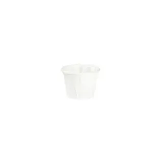 Greenbox Dressingbecher, weiß, Kleine Papierbecher aus fettdichtem Papier, weichen nicht so schnell durch, 1 Karton = 20 Packungen à 250 Stück, Fassungsvermögen: 20 ml