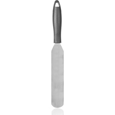 Wenco Premium Tortenmesser, 20 cm Länge, 33,5 cm Gesamtlänge, Edelstahl/Kunststoff, Silber/Schwarz, Modell 2023