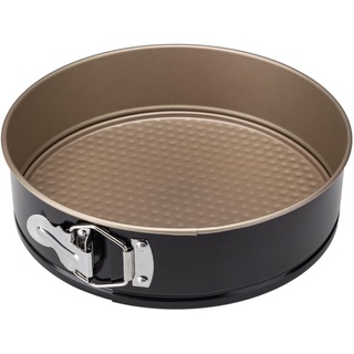 GALICJA FELICIA Kuchenform Kuchenbackform Rund – Tortenboden Runde Backform – 24cm Springform Antihaft Backform 24 Cm Rund – Rundes Backblech – Cake Pan 24x24x6,6cm Schwarz