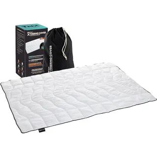 TMX® Thermo Cover – Temperaturregulierende Bettdecke (155 cm x 220 cm) | Made in Germany | Innovative PCM-Faser | Vegan & Oeko-Tex Standard | Für Allergiker geeignet | Atmungsaktiv | Weniger Schwitzen